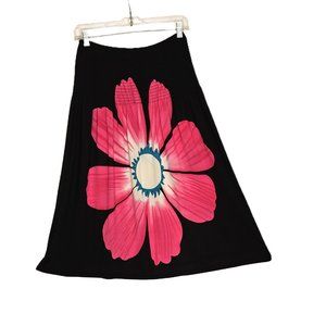 Passion 4 Fashion Girls Size L Bright Pink Flower Skirt - Pull-on Elastic Waist.